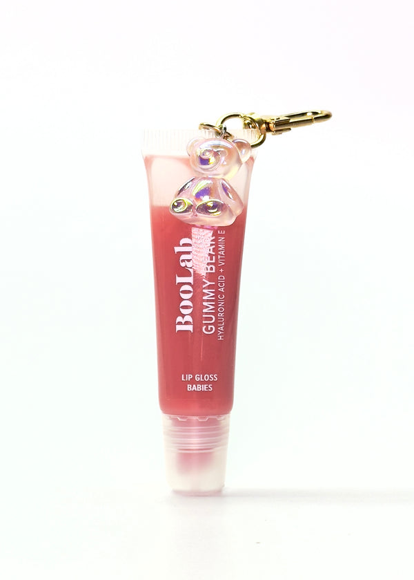 LIP GLOSS BABIES HIGH SHINE/ GUMMY BEAR with a cute gummy bear pendant